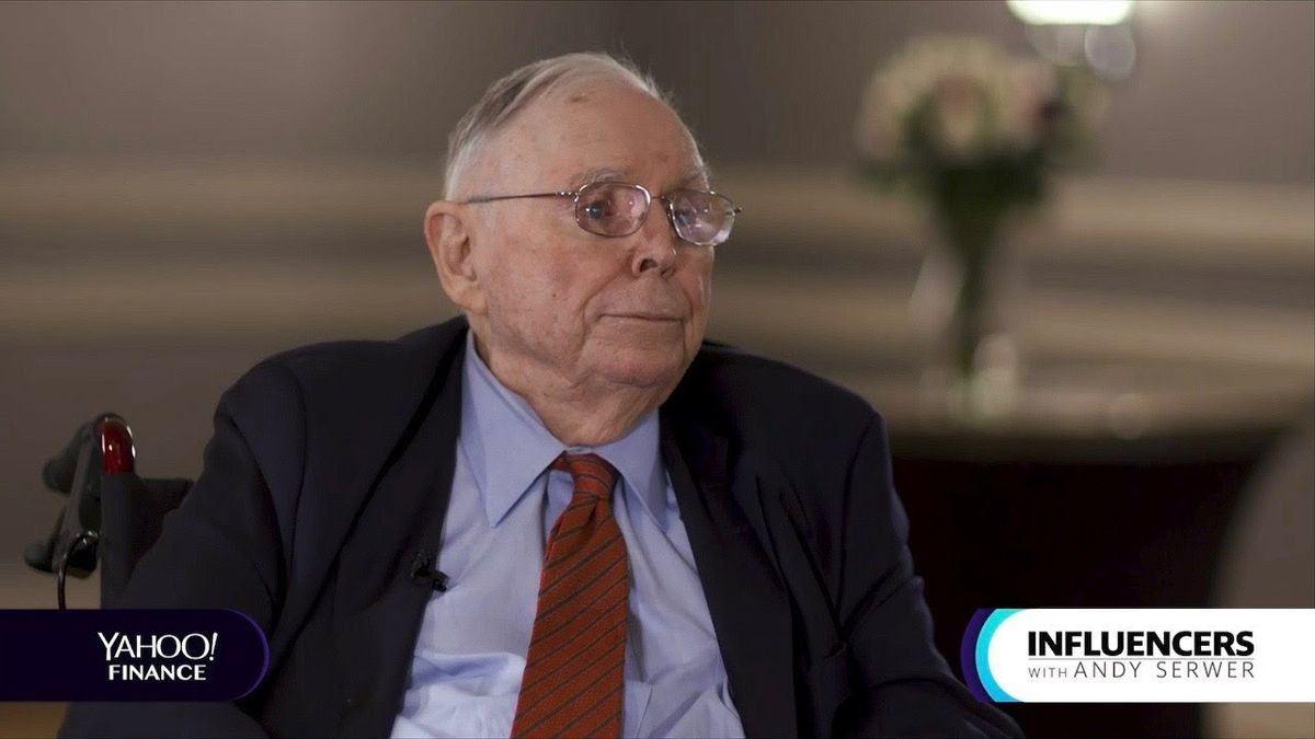 Charlie Munger's advice on investing and life choices that make a person wealthy