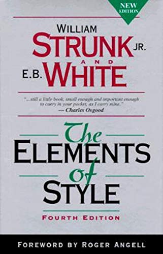 The Elements of Style – William Strunk Jr.